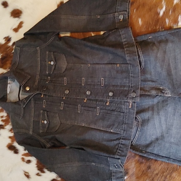 Chico's Platinum Jean Pant Set Sz 1&2 - Picture 2 of 10